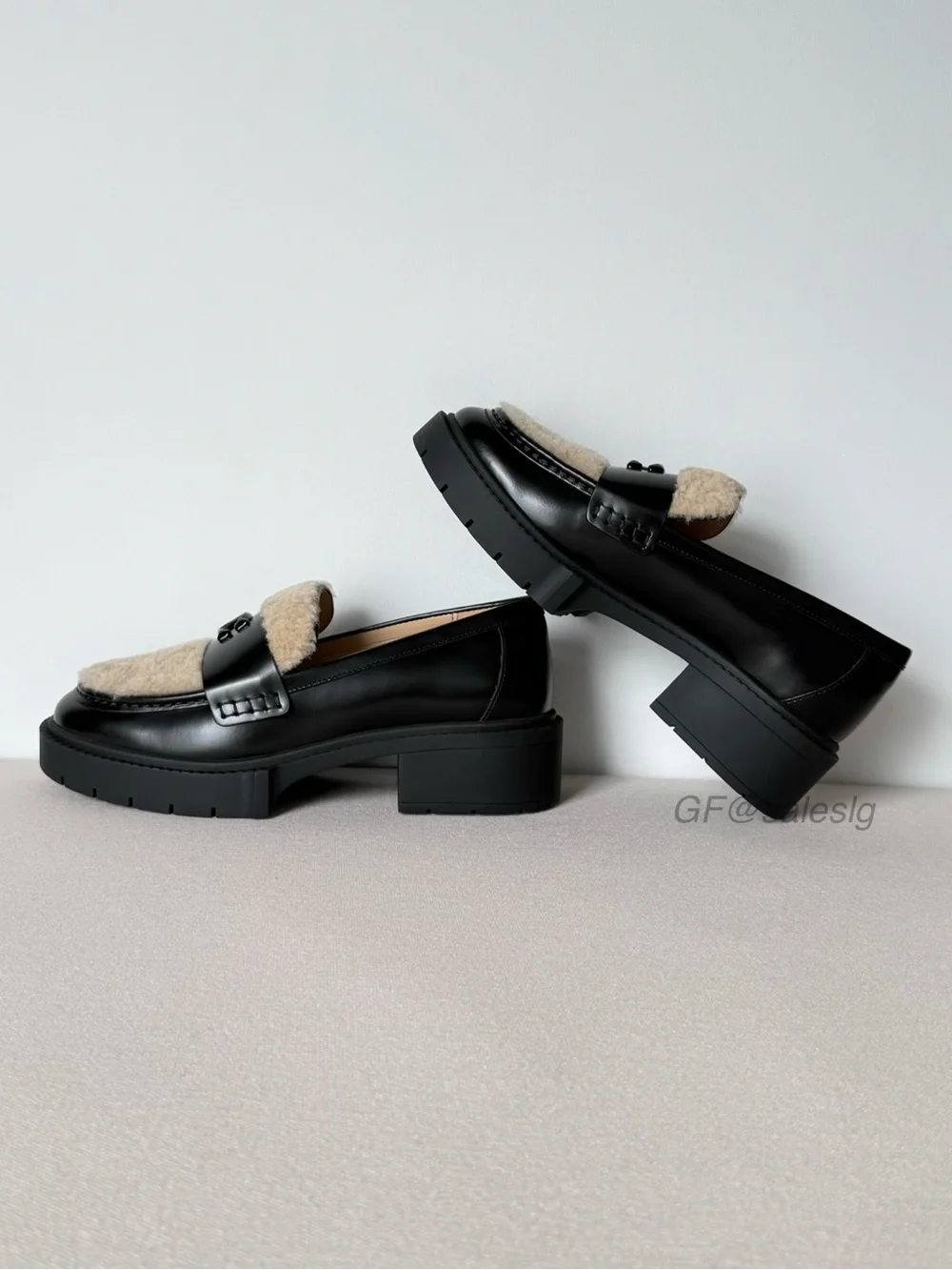 NWT Coach Leah Loafer lady’s Shoes Size 7 Black CX033